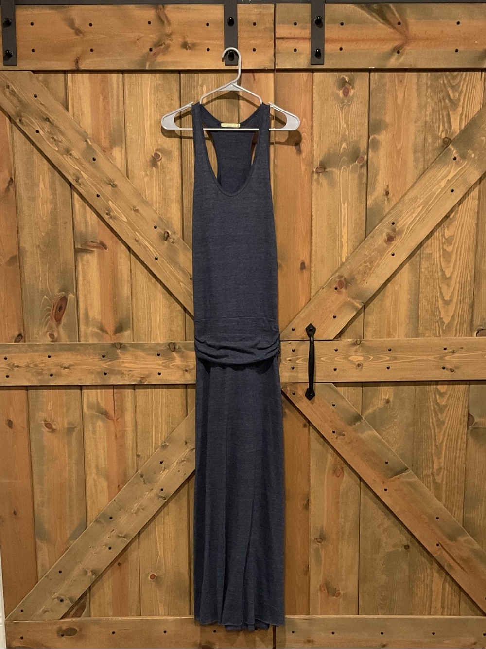 Alternative Sunwashed Navy Sleeveless Racerback Maxi Dress